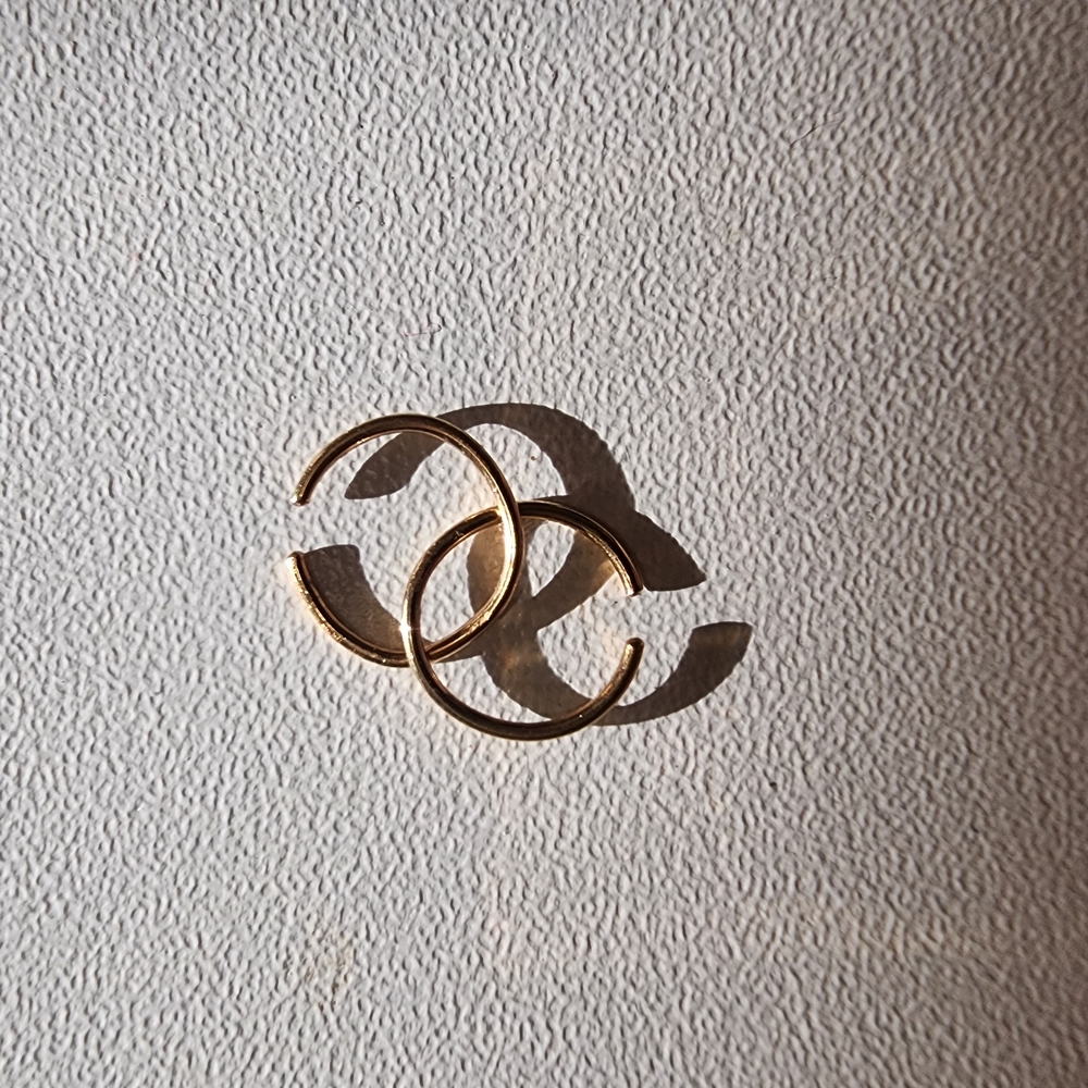Solid GOLD 18k Nose Ring Or Mini Hoop Earrings